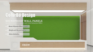 CBJ239 Soundproof Acoustic PET Panels for Enhanced Audio Clarity