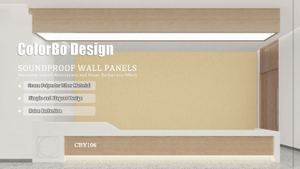 CBY106 PET Soundproof Acoustic Wall Panels, Noise Reduction