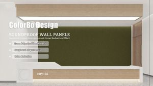 CBY116 High-Performance Acoustic PET Panels, Enhanced Sound Absorption