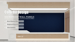 CBY112 Enhanced Acoustic PET Panels for Superior Sound Absorption
